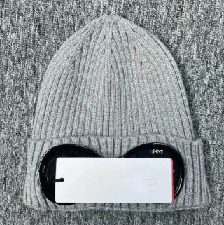 Gray knit beanie product image