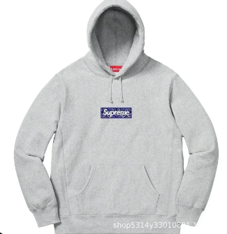 Gray pullover hoodie product image