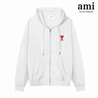 White zip hoodie product image