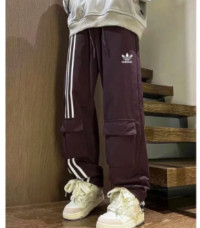 Purple casual joggers outfit product image