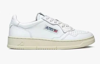 White streetwear sneaker side view