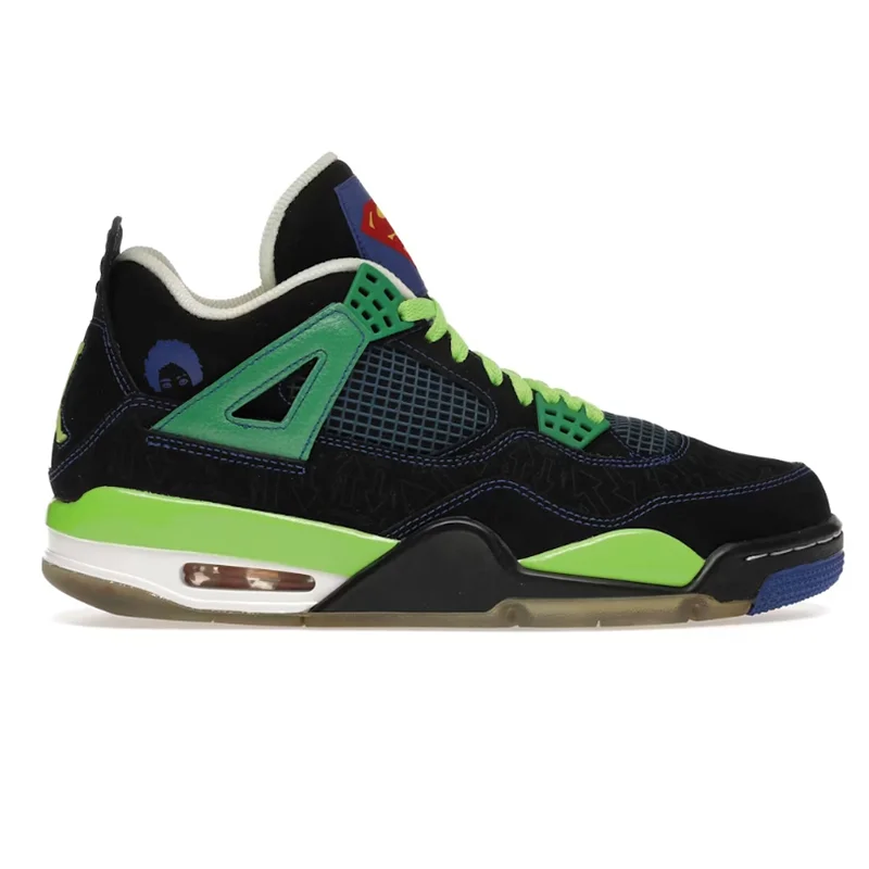 Nike Air Jordan 4 Super Mario black and green sneakers in UUFinds spreadsheet